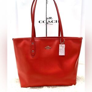 🔥🎁NWT! Coach City Zip Top Tote Handbag Msrp:$295.00